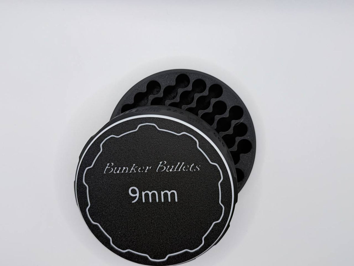 Bunker Bullets 9mm Ammo Storage Box